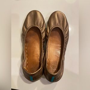 Metallic Bronze Tieks size 9